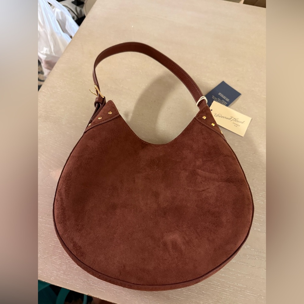 Brown Suede Women's Bag - Picture 7 of 9